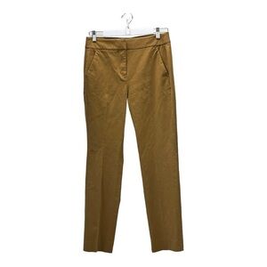 J.Crew Remi Pant 6 Tall Ankle Pant High Rise Golden Brown Cotton Viscose Stretch